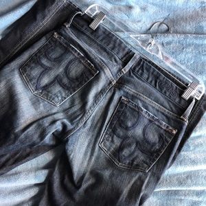 DPD flared leg denim jeans